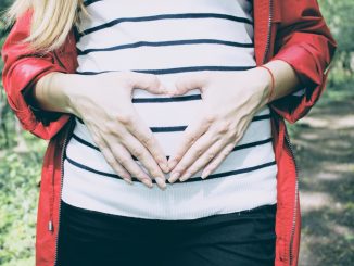 Massage för att lindra symtom vid graviditet illustration
